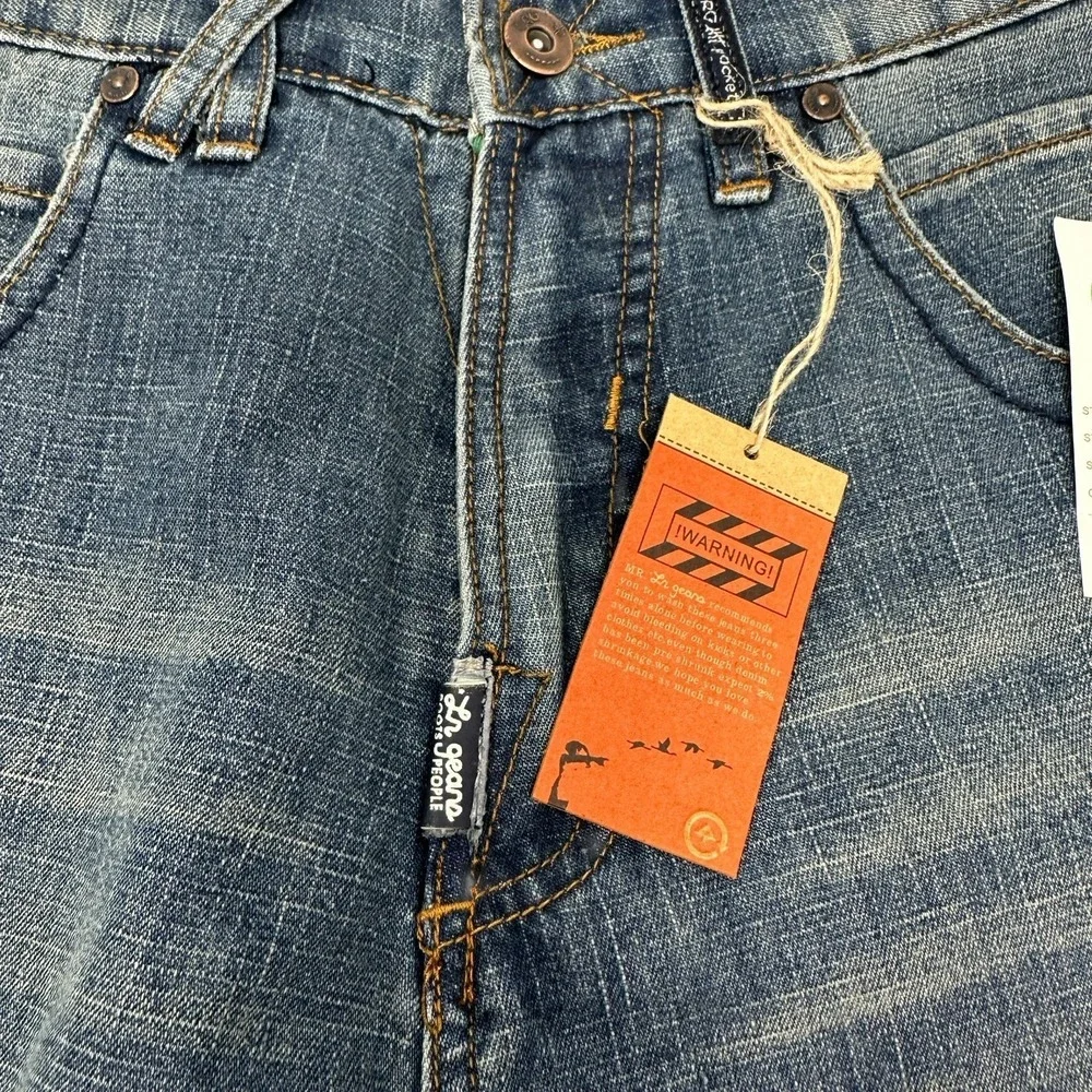 LRG Lifted Research Group Make Jeans Not War Jean Shorts Embroidered NWT‎ 32